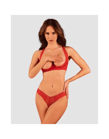 lacelove ensemble ouvert  rouge obsessive par votre  tendance sensuelle 