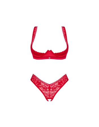 lacelove ensemble ouvert  rouge obsessive par votre  tendance sensuelle 