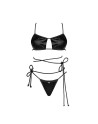 cordellis ensemble  noir wetlook obsessive par votre  tendance sensuelle 