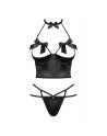 delishya ensemble ouvert  noir obsessive par votre  tendance sensuelle 