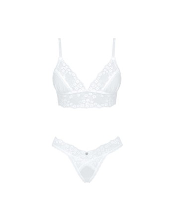 heavenlly ensemble  blanc obsessive par votre  tendance sensuelle 