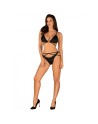 tendance sensuelle : cobra nive ensemble 2 pcs  noir de la marque obsessive 