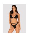 tendance sensuelle : cobra nive ensemble 2 pcs  noir de la marque obsessive 