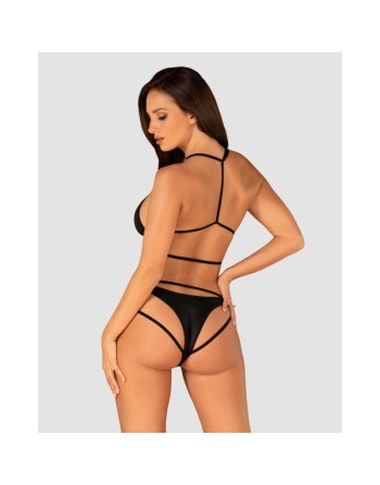 tendance sensuelle : cobra nive ensemble 2 pcs  noir de la marque obsessive 