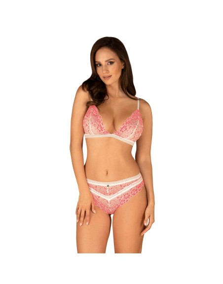 tendance sensuelle : bloomys ensemble 2 pcs  rose de la marque obsessive 