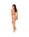 tendance sensuelle : bloomys ensemble 2 pcs  rose de la marque obsessive 