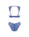 tendance sensuelle : giselia ensemble 2 pcs  bleu de la marque obsessive 