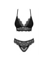 tendance sensuelle : ensemble 2pcs noir renelia de la marque obsessive 