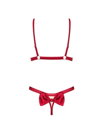 tendance sensuelle : ensemble 2 pcs rouge rubinesa de la marque obsessive 