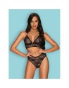 tendance sensuelle : ensemble 2pcs noir kokietta de la marque obsessive 