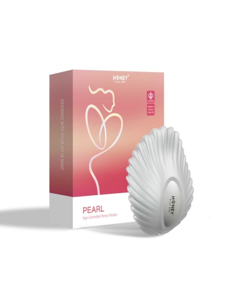 pearl blanc  vibromasseur magnétique contrôlé par application