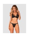 tendance sensuelle : ensemble 2pcs noir eloissas de la marque obsessive 