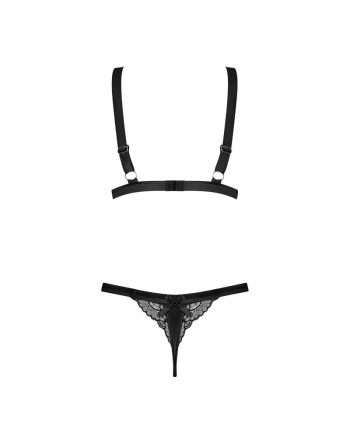 tendance sensuelle : ensemble 2pcs noir eloissas de la marque obsessive 