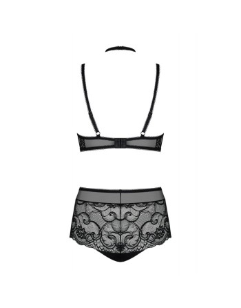 tendance sensuelle : ensemble 2pcs noir elizenes de la marque obsessive 