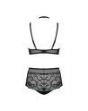 tendance sensuelle : ensemble 2pcs noir elizenes de la marque obsessive 