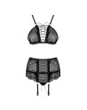 tendance sensuelle : ensemble 3 pcs noir basitta de la marque obsessive 