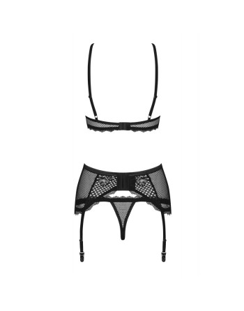 tendance sensuelle : ensemble 3 pcs noir basitta de la marque obsessive 