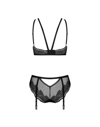 tendance sensuelle : ensemble 2pcs noir allastia de la marque obsessive 