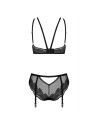 tendance sensuelle : ensemble 2pcs noir allastia de la marque obsessive 