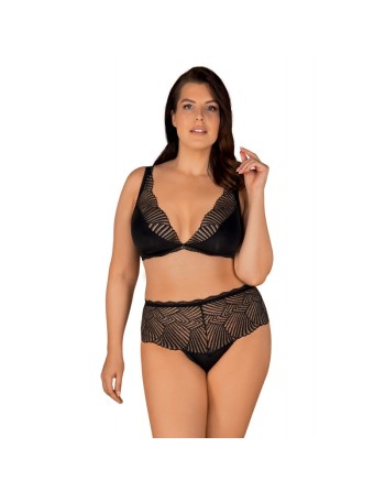 tendance sensuelle : ensemble 2pcs noir klarita de la marque obsessive 