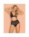 tendance sensuelle : ensemble 2pcs noir klarita de la marque obsessive 