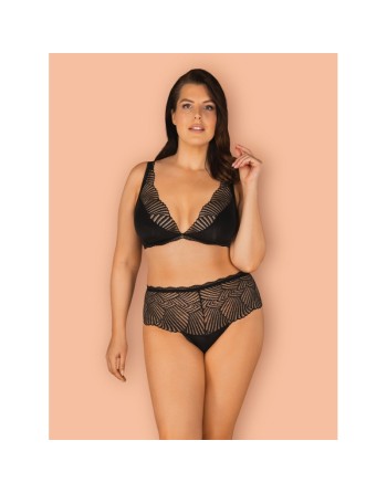 tendance sensuelle : ensemble 2pcs noir klarita de la marque obsessive 