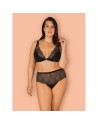 tendance sensuelle : ensemble 2pcs noir klarita de la marque obsessive 