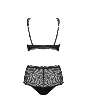 tendance sensuelle : ensemble 2pcs noir klarita de la marque obsessive 