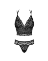 tendance sensuelle : ensemble 2pcs noir giully de la marque obsessive 