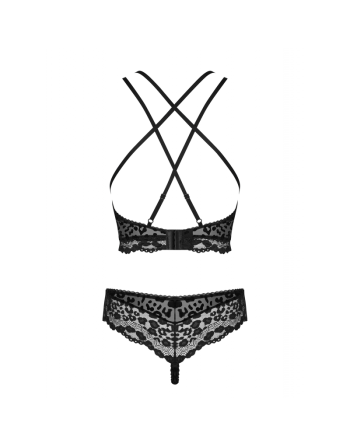 tendance sensuelle : ensemble 2pcs noir giully de la marque obsessive 