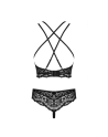 tendance sensuelle : ensemble 2pcs noir giully de la marque obsessive 