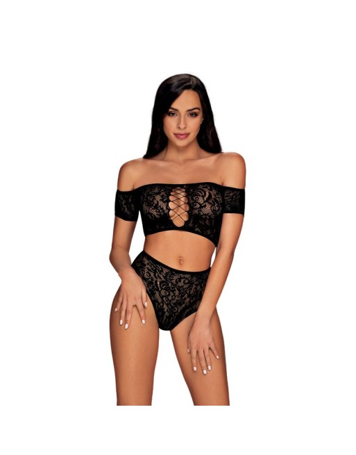  lingerie tendance sensuelle : ensemble 2 pcs obsessive inessita