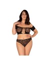  lingerie tendance sensuelle : ensemble 2 pcs obsessive inessita