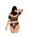  lingerie tendance sensuelle : ensemble 2 pcs obsessive inessita