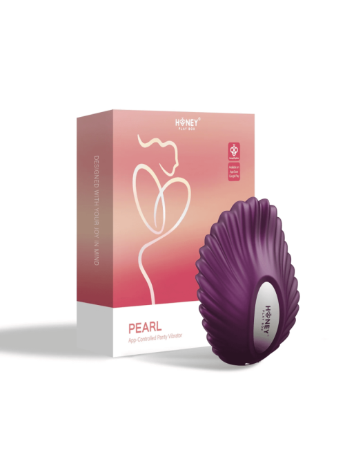 pearl violet  vibromasseur magnétique contrôlé par application