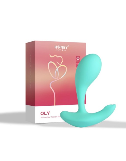 loli bleu vibromasseur avec application pour le point g et le clitoris honey play box