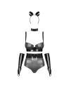 ensemble 6 pièces silveria de la marque de lingerie sexy obsessive