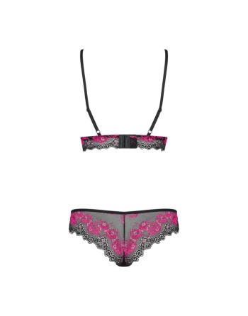 tulia ensemble 2 pcs  noir & fuchsia