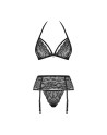  lingerie obsessive 838seg1 ensemble 3 pcs  noir