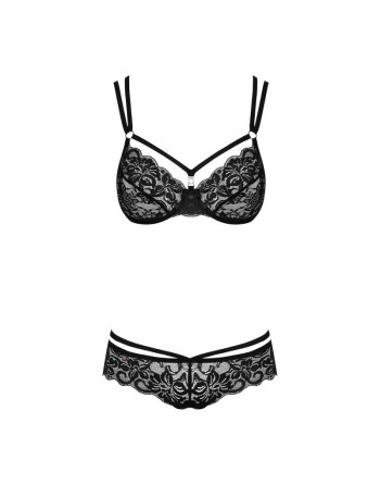 860set1 ensemble noir 2 pièces de la marque obsessive