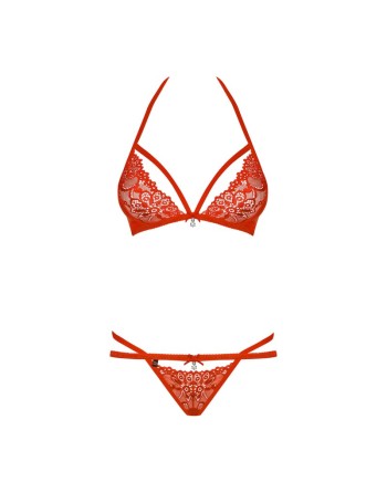 ensemble 2 pièces rouge de la collection obsessive 838