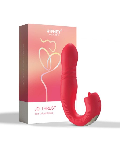 joi thrust rouge  vibromasseur contrôlé par application honey play box