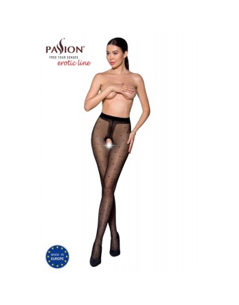 tendance sensuelle : collants ouverts noirs tiopen 018 de chez passion