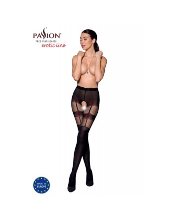 tendance sensuelle : collants ouverts noirs tiopen 017 de chez passion