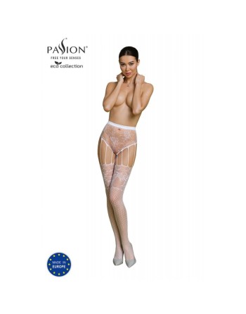 tendance sensuelle : collant ecologique blanc eco s004 de chez passion