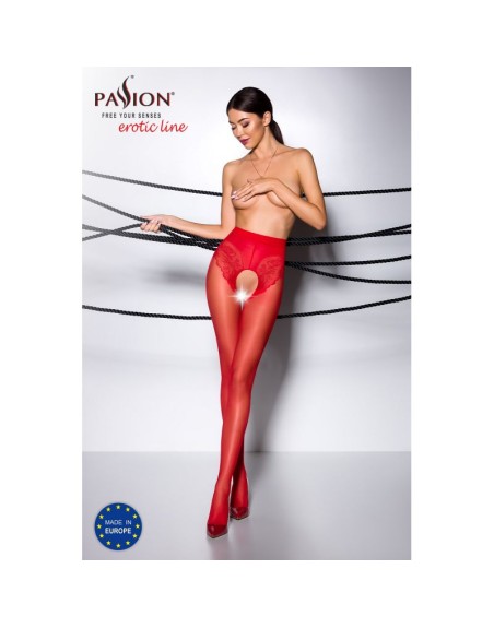 collants ouverts noirs ti006r de la marque de lingerie passion