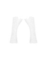 votre  en lingerie tendance sensuelle vous présente heavenlly gants  blanc obsessive