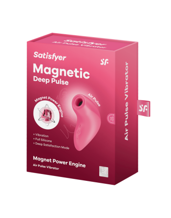  tendance sensuelle : magnetic deep pulse satisfyer  rose