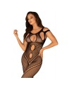  lingerie tendance sensuelle : bodystocking noir obsessive g322