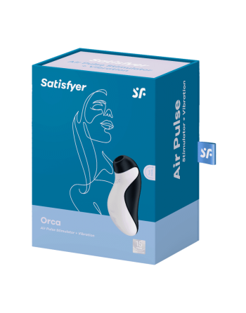  tendance sensuelle : orca stimulateur clitoridien et vibromasseur  noir satisfyer